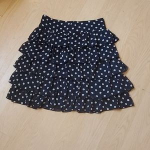 Fit To Go size S polka-dot mini skirt.